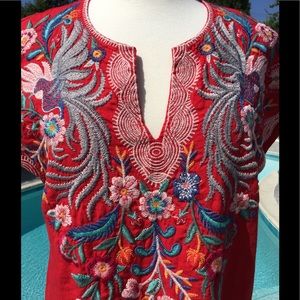 johnny was bisous easy long tunic